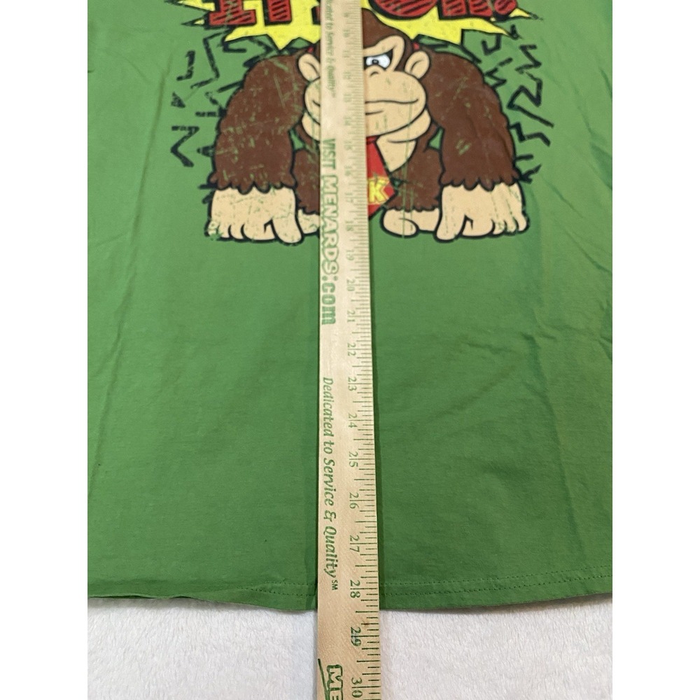 Nintendo DONKEY KONG IT'S ON LIKE DONKEY KONG T-Shirt Green Short Sleeve Large? - Picture 3 of 5